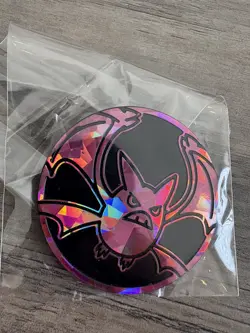 Crobat Large Purple Shatter - Pokemon Coin #BK MINT - Image 3