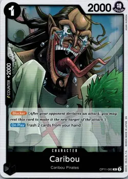 Caribou OP11-083 Rare A Fist of Divine Speed One Piece Near Mint - Image 1