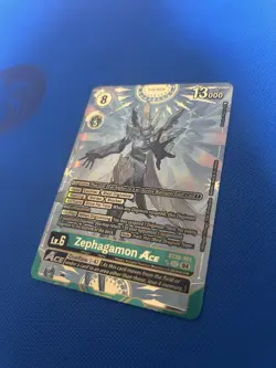 Zephagamon ACE BT20-101 SEC Over the X Digimon Card GAME - Image 2