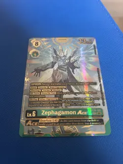 Zephagamon ACE BT20-101 SEC Over the X Digimon Card GAME - Image 3