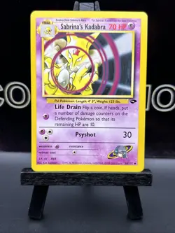 Pokemon Card - Sabrina's Kadabra Gym Challenge 58/132 Uncommon Regular LP - Image 2