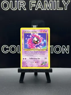 Sabrina's Gastly Gym Challenge, Unlimited Common Card 97/132 - Pokemon TCG - MP - Image 1