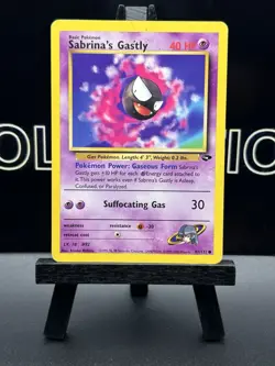 Sabrina's Gastly Gym Challenge, Unlimited Common Card 97/132 - Pokemon TCG - MP - Image 2