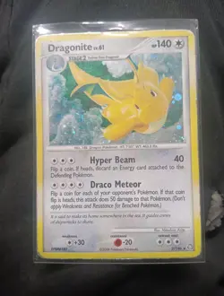 Pokemon TCG Dragonite Holo Rare Card Legends Awakened 2/146 - Image 1