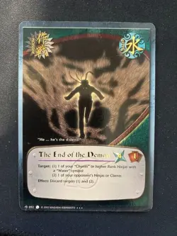 Naruto CCG card: The End of the Demon M-052 Super Unlimited Foil - MP - Image 1