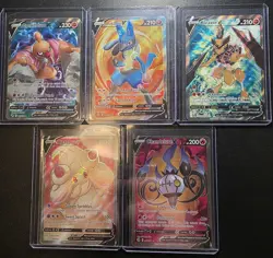 Lot Of 5 Pokemon Cards - Conkeldurr, Lucario, Kleavor, Alcremie, Chandelure - Image 1