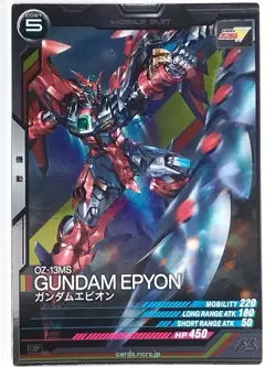 Gundam Arsenal Base Gundam GAB/UTB02-012 R Gundam Epyon Trading Card NM - Image 1