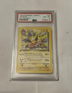 1999 Pokemon Jungle Jolteon 1st Edition Card - Image 1