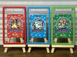 1996 Charizard Blastoise Venusaur Town Map Bandai Carddass Japanese Pokemon Card - Image 1