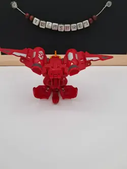 Bakugan Pyrus Helix Dragonoid With Jetkor Silver Gundalian Invaders Rare W/Card - Image 5