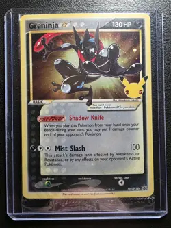 Greninja Gold Star SWSH144 Promo Pokemon Card - Sealed - Image 1