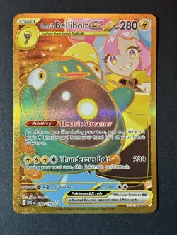 Iono's Bellibolt ex 188/159 Hyper Rare Pokemon Card - Image 1