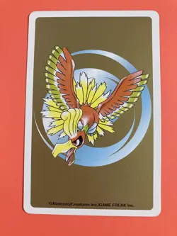 Chikorita pokemon Playing Poker Card Gold Ho-Oh Nintendo Japanese - Image 4