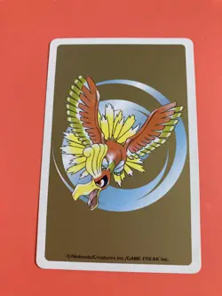 Chikorita pokemon Playing Poker Card Gold Ho-Oh Nintendo Japanese - Image 5