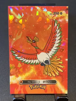 2024 Pokemon Card Database 2: Ho-Oh #250 (Cracked Ice Holo) (NM) - Image 1