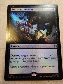 Lethal Protection - #10 Foil - Marvel's Spider-Man - Mtg - Image 1