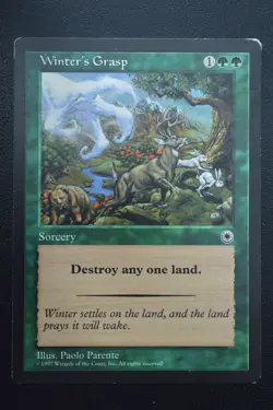 Magic The Gathering MTG WINTER'S GRASP Portal MP Moderately Played - Image 1