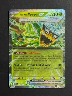 Pokemon TCG Teal Mask Ogerpon ex 012/131 Sv: Prismatic Evolutions Holo NM/M - Image 1