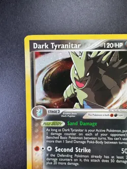 2004 Pokemon Dark Tyranitar EX Team Rocket Returns 20/109 Holo - Image 2