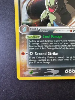 2004 Pokemon Dark Tyranitar EX Team Rocket Returns 20/109 Holo - Image 4