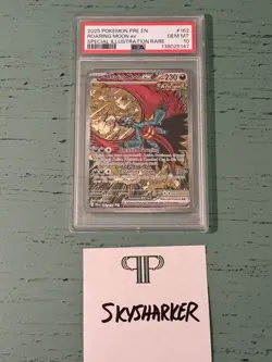 2025 POKEMON PRE EN-PRISMATIC EVOLUTIONS #162 ROARING MOON EX PSA GEM MINT 10 - Image 3