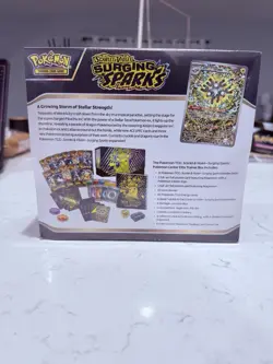Pokemon TCG Surging Sparks ETB Pokemon Center Exclusive - New Factory Sealed - Image 3