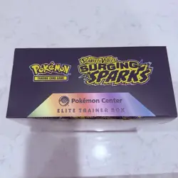 Pokemon TCG Surging Sparks ETB Pokemon Center Exclusive - New Factory Sealed - Image 5