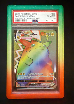 PSA 10 Pikachu VMAX - 188/185 - Vivid Voltage - Pokemon - Read Description - Image 1