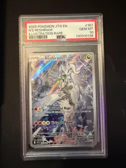 PSA 10 N's Reshiram - 167/159 - Journey Together - Pokemon - Read Description - Image 1