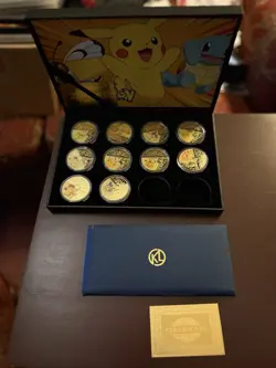 Pokemon Gold Coin & Foil Note Collector Lot - Umbreon Sylveon Charizard - 20pc - Image 4
