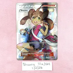 Shauna 111a/124 Full Alternate Art Fates Collide XY Pokemon TCG NM/LP - Image 1