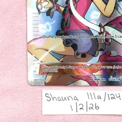 Shauna 111a/124 Full Alternate Art Fates Collide XY Pokemon TCG NM/LP - Image 3
