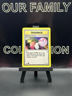 Sabrina's Gaze 125/132 1st Edition Pokemon TCG Gym Heroes Common Regular WOTC MP - Image 1