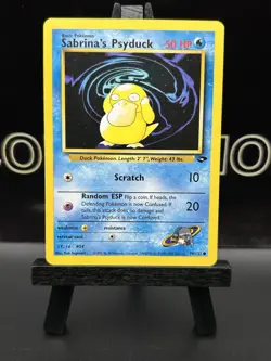 Sabrina's Psyduck 99/132 Gym Challenge Regular Common Pokemon TCG 1999 WOTC NM - Image 2