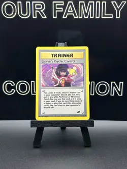 Sabrina's Psychic Control 121/132 Gym Challenge Regular WOTC 2000 Pokemon TCG LP - Image 1
