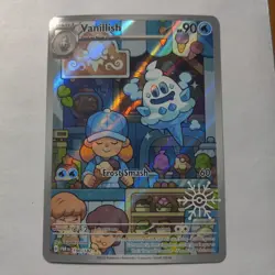 Vanillish 190/182 - Holiday Calendar - Snowflake Illustration - NM Pokemon TCG - Image 1