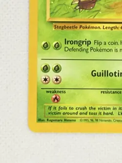 Pinsir 25/64 Jungle Regular Non Holo Unlimited Pokemon WOTC NM - Image 5