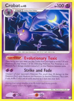Crobat - 23/123 - Mysterious Treasures [Non-Holo] - LP - Pokemon - Read Desc. - Image 1