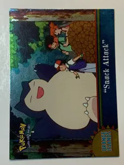 2000 Topps Pokemon TV #OR11 Snack Attack Silver Foil Animation Series 3 - Image 1