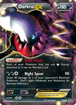 Darkrai EX - BW46 - Black Star Promo - LP - Pokemon - Read Desc. - Image 1