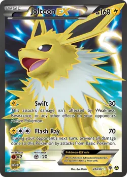 Jolteon EX - 28a/83 - Generations - LP - Pokemon - Read Desc. - Image 1