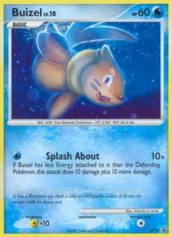 Buizel - DP13 - Black Star Promo [Holo] - LP/MP - Pokemon - Read Desc. - Image 1