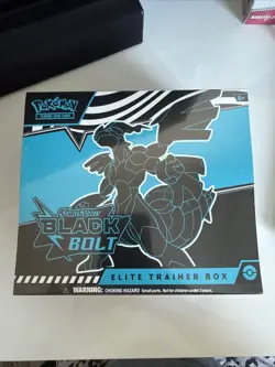 Pokemon TCG Scarlet and Violet Black Bolt Elite Trainer Box - Image 1