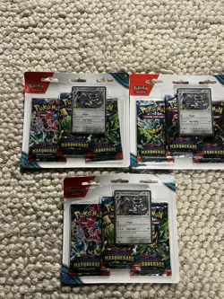 Pokemon TCG: Scarlet & Violet-Twilight Masquerade 3-Pack Blister x 3 - Image 1