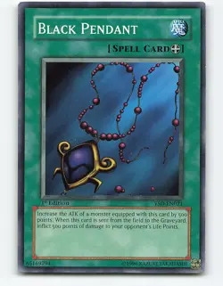 Black Pendant #YSD-EN021 1st Edition Yugioh Card - Image 1