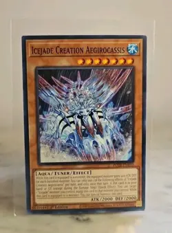 Yu-Gi-Oh! TCG: Icejade Creation Aegirocassis POTE-EN010 - Common - NM Condition - Image 1