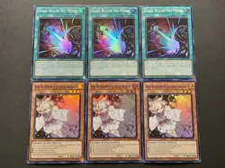 3x Ash Blossom & Joyous Spring + 3x Dark Ruler No More | Super Rares | YuGiOh! - Image 1