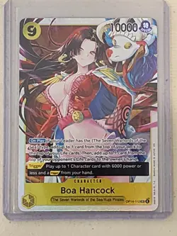 Boa Hancock OP14-112 SR The Azure Sea’s Seven Foil One Piece TCG English - Image 1