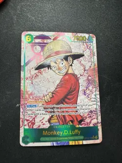 Monkey D Luffy SEC Alt Art OP13-118 Carrying On His Will One Piece TCG - Image 1