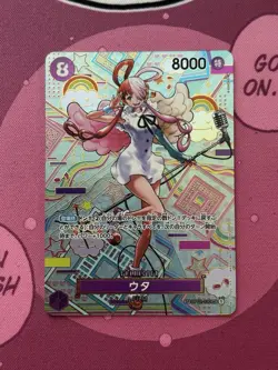 Uta OP02-120 SP Secret Rare Japanese | One Piece TCG Awakening of the New Era - Image 1